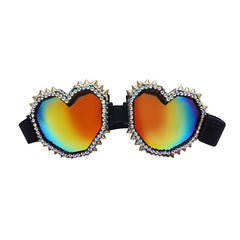 Heart Shaped Goggle Sunglasses